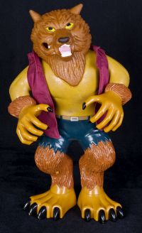 Manley Toy Quest Stretch Screamers Werewolf Wolfman Toy